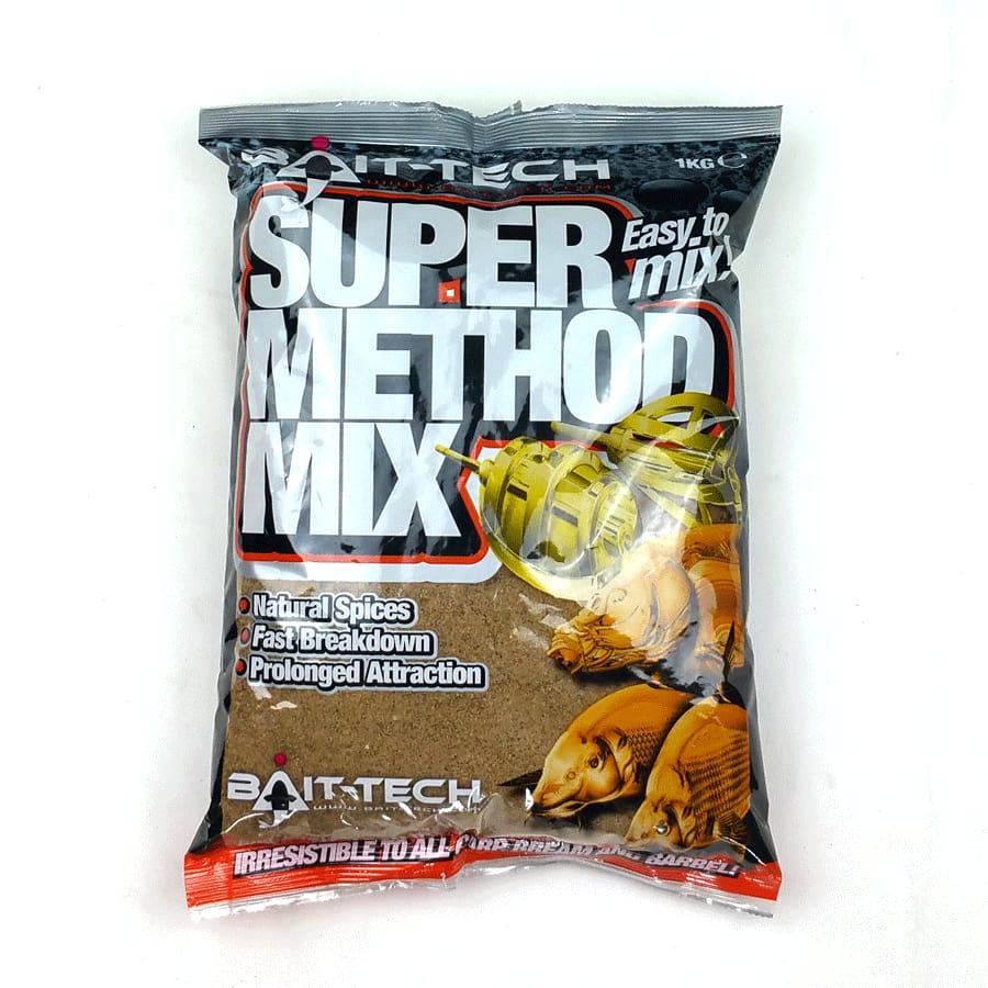 Bait-Tech Super Method Mix Groundbait 1kg / Natural Groundbait