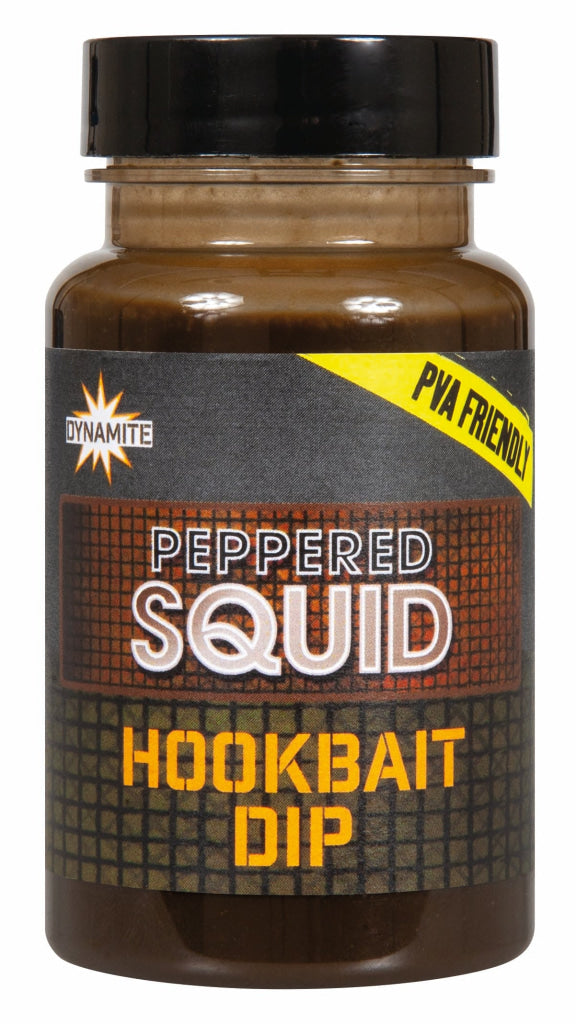 Dynamite Baits Peppered Squid Concentrate Dip 100ml Liquids