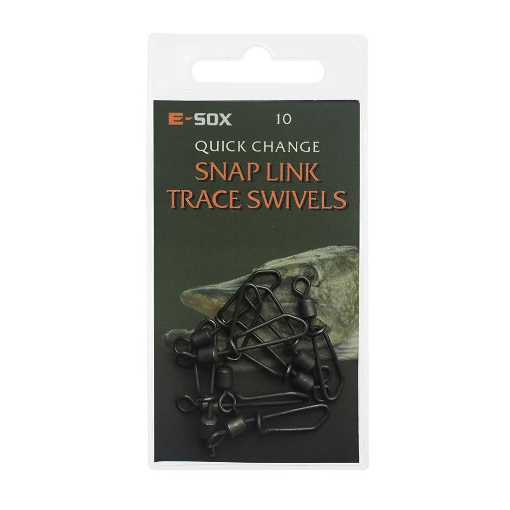 E-Sox Snap Link Trace Swivels Terminal Tackle
