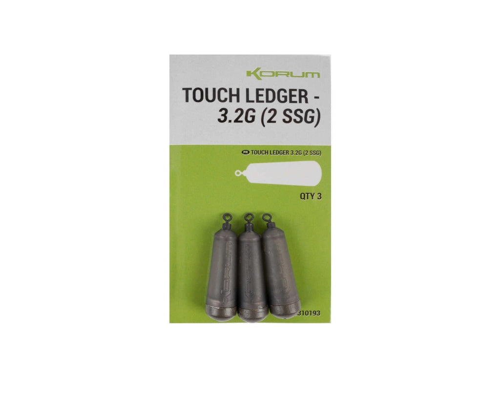 Korum Touch Ledger 3.2g (2 SSG) Swivels & Clips