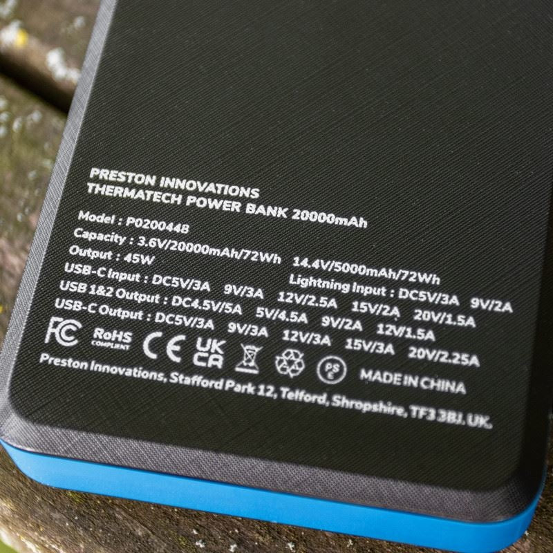 Preston Innovations Thermatech Power Bank 20000MAH Accessories
