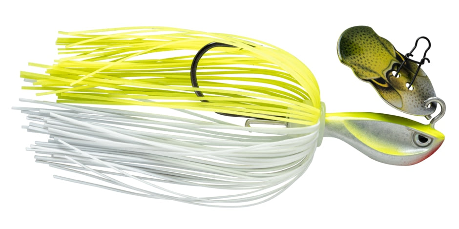 Rap-V Perch Bladed Jig Silver Fluorescent Chartre / 21g Lures