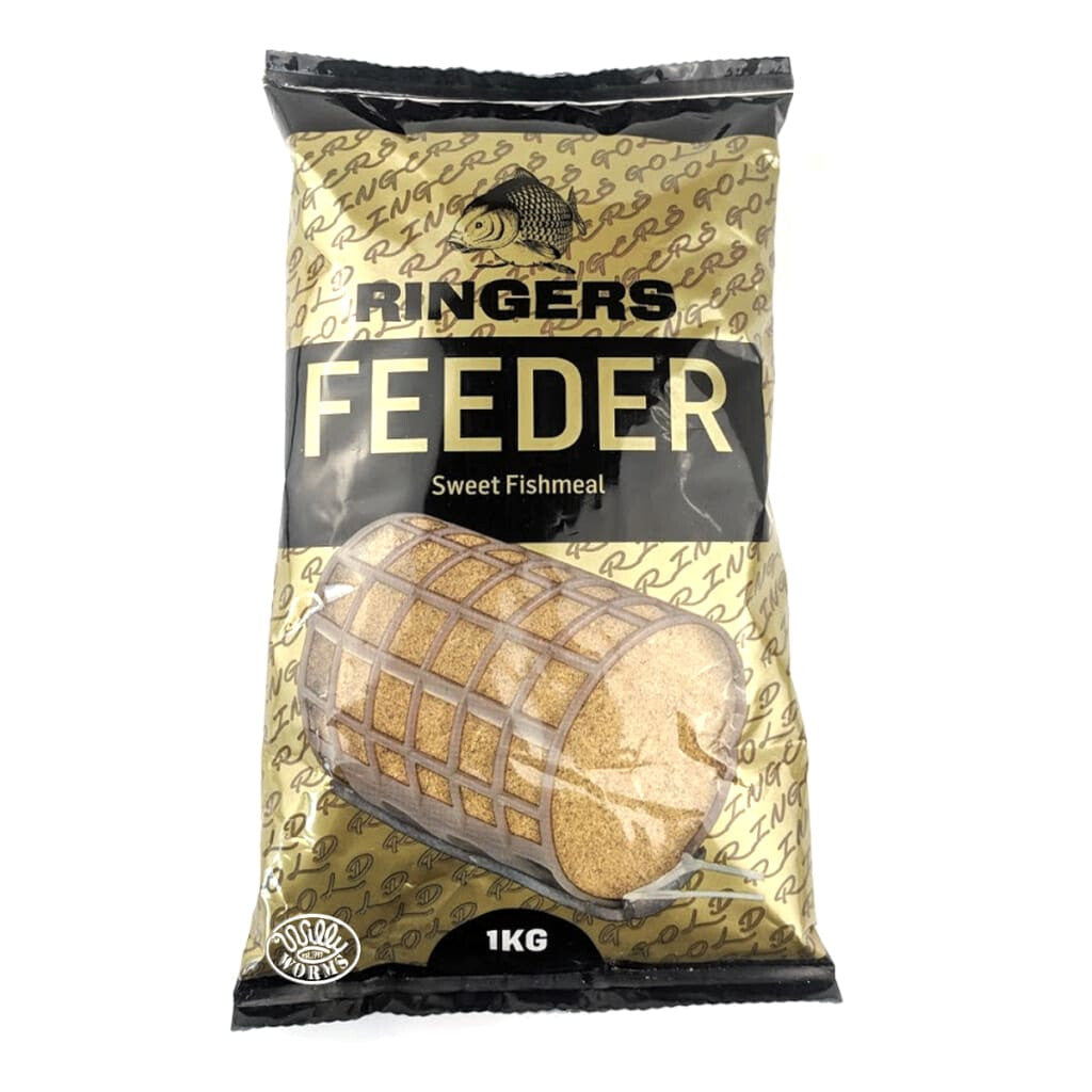 Ringers Sweet Fishmeal Feeder Mix 1kg Natural Groundbait