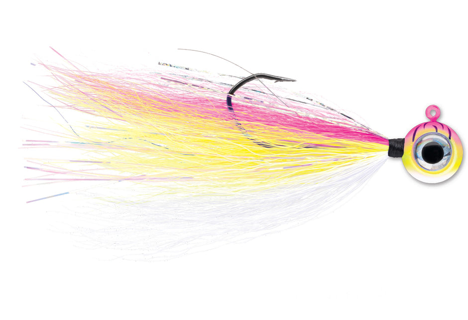 VMC Moontail Jig Lures Fire Pink UV / 2/0 - 3.5g Lures