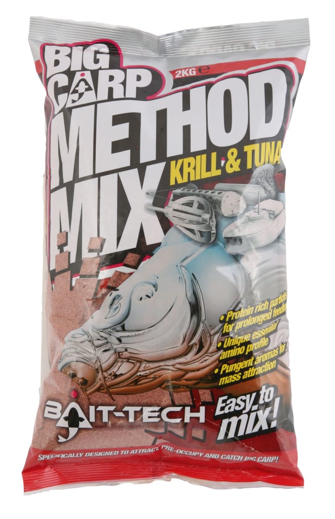 Bait-Tech Big Carp Method Mix Groundbait 2kg Krill & Tuna Groundbait