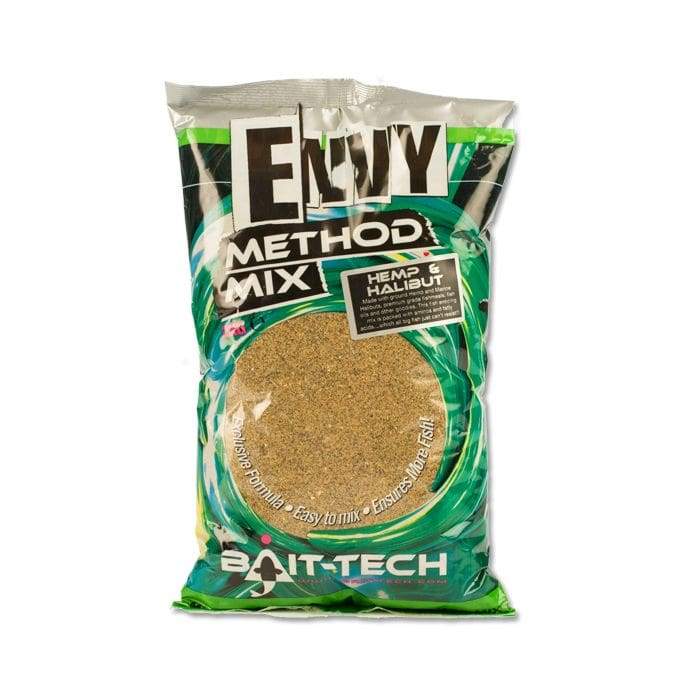 Bait-Tech Envy Green Hemp/Halibut Method Mix 2kg Natural Groundbait