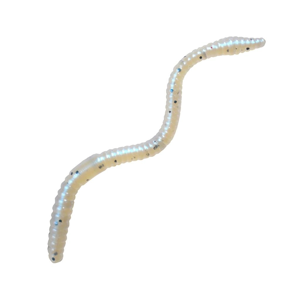 E-SOX Dropshot Lobworms Pearl White
