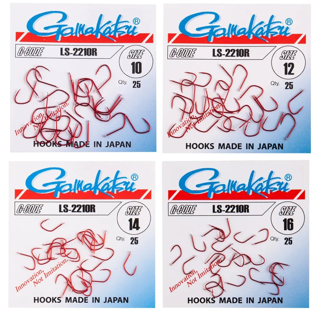 Gamakatsu LS-2210 Red Hooks Hooks