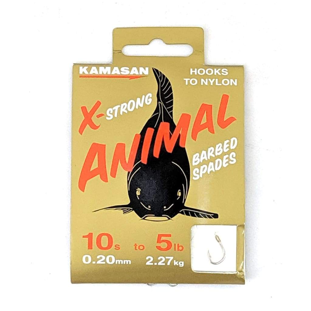 Kamasan X-Strong Animal Barbed Hooks to Nylon Hooks