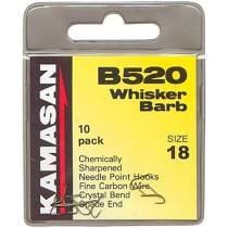 Kamasan B520 Whisker Barbed Hooks 18 Hooks