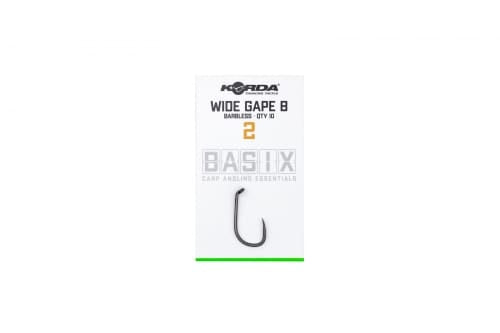 Korda - BASIX Wide Gape Hooks 2B Hooks