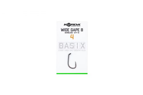 Korda - BASIX Wide Gape Hooks 4B Hooks
