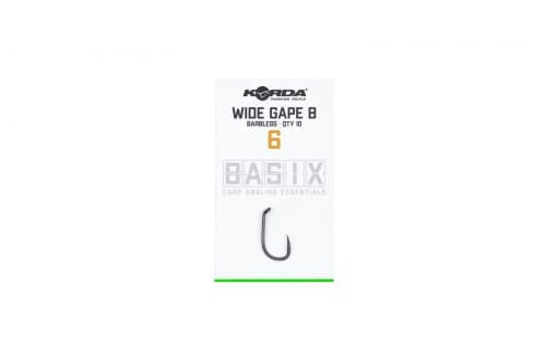 Korda - BASIX Wide Gape Hooks 6B Hooks