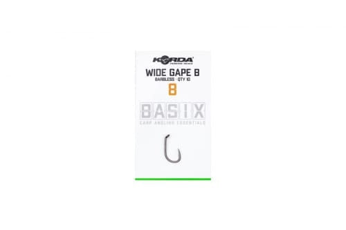 Korda - BASIX Wide Gape Hooks 8B Hooks