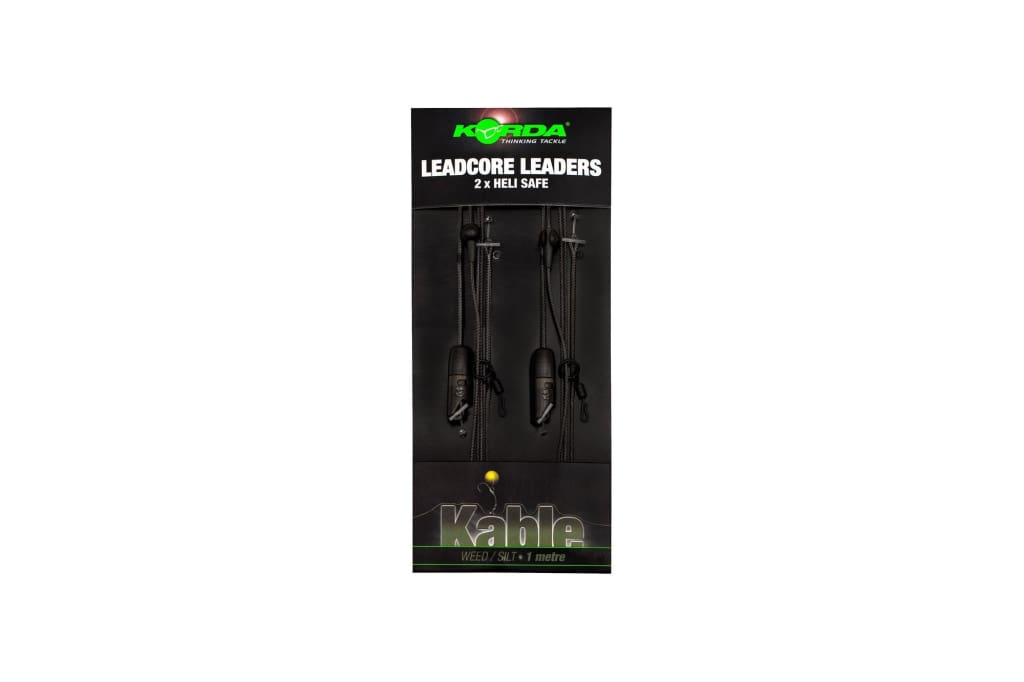 Korda - Kable Leadcore Leader Heli-Safe 1m Weed Lead System Kits