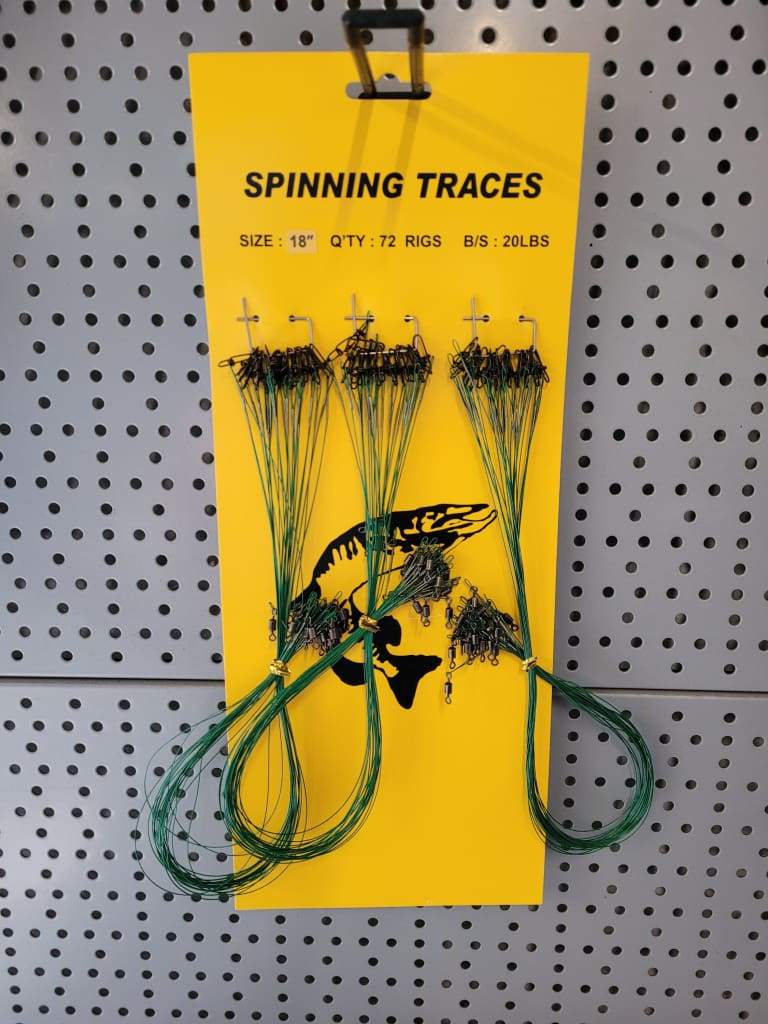 Pike Wire Traces - 18 20lbs Spinning Traces