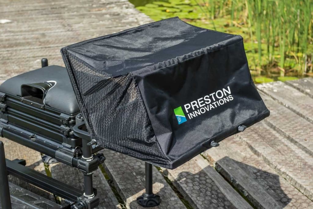 Preston Offbox 36 Venta-Lite Hoodie Side Tray Seat Box Accessories