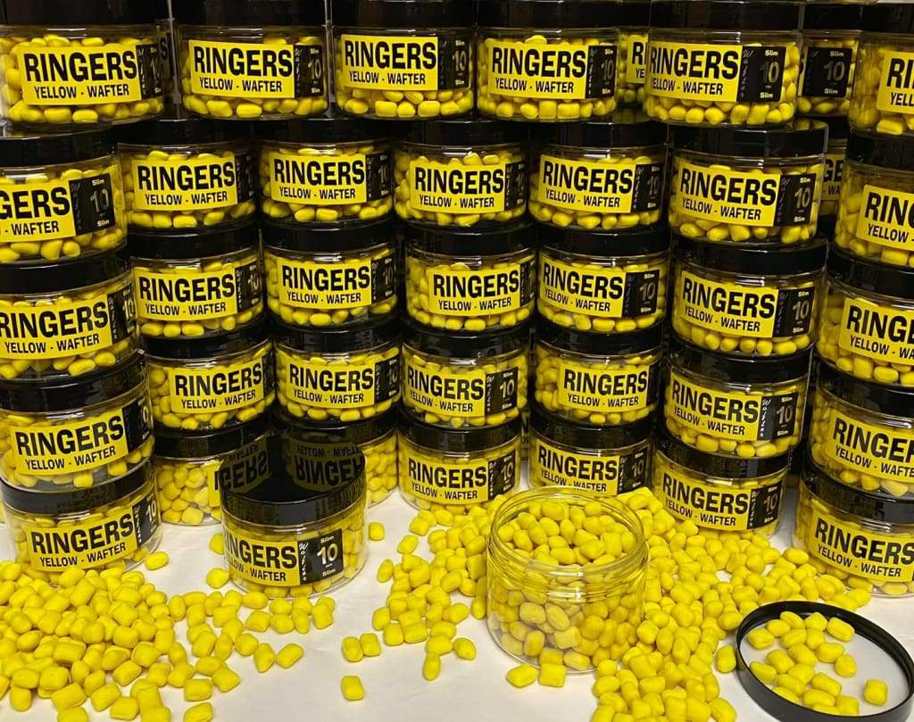 Ringers Chocolate Yellow Wafter Slims Boilies