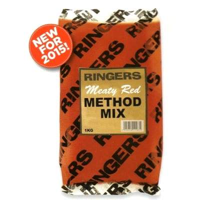Ringers Meaty Red Method Mix 1kg Groundbait