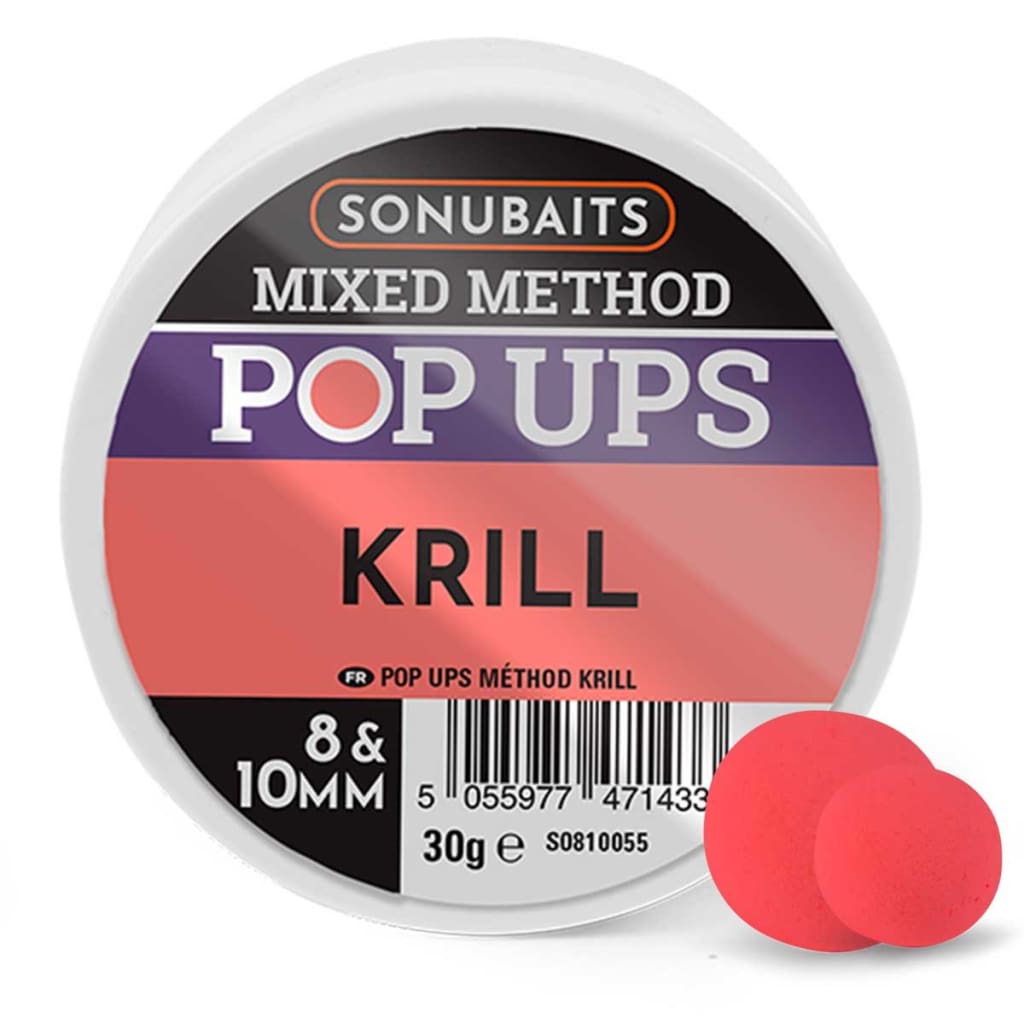 Sonubaits Mixed Method Pop Ups Krill Pop Ups