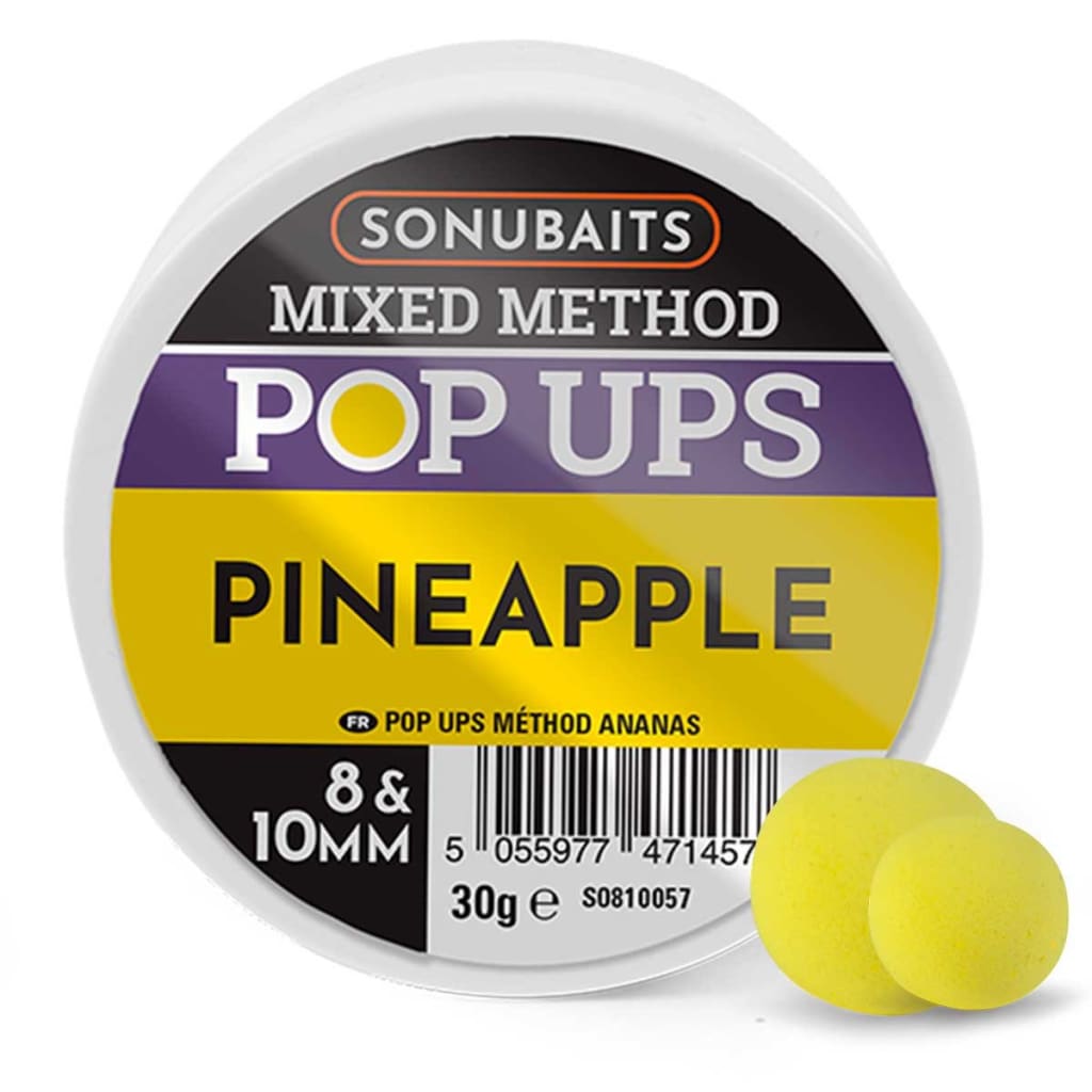 Sonubaits Mixed Method Pop Ups Pineapple Pop Ups