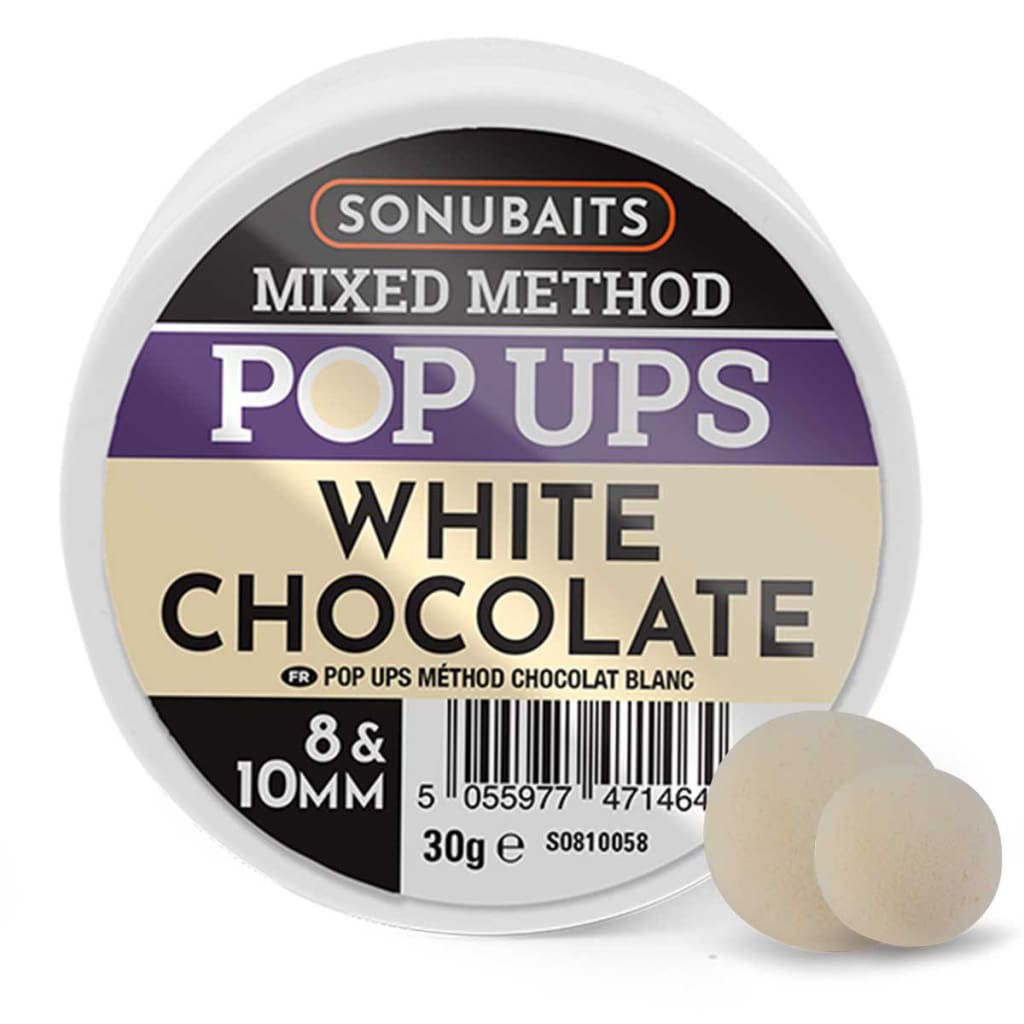Sonubaits Mixed Method Pop Ups White Chocolate Pop Ups