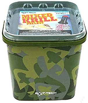 Bait-Tech Pellets Camo Buckets Mixed Krill Pellets Pellets