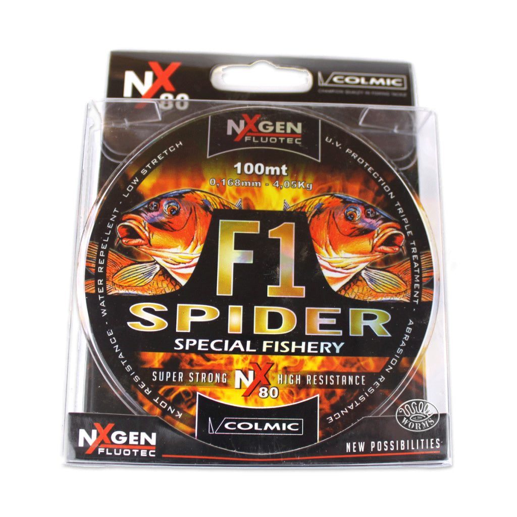 Colmic F1 Spider Reel Line 100mt – Willy Worms