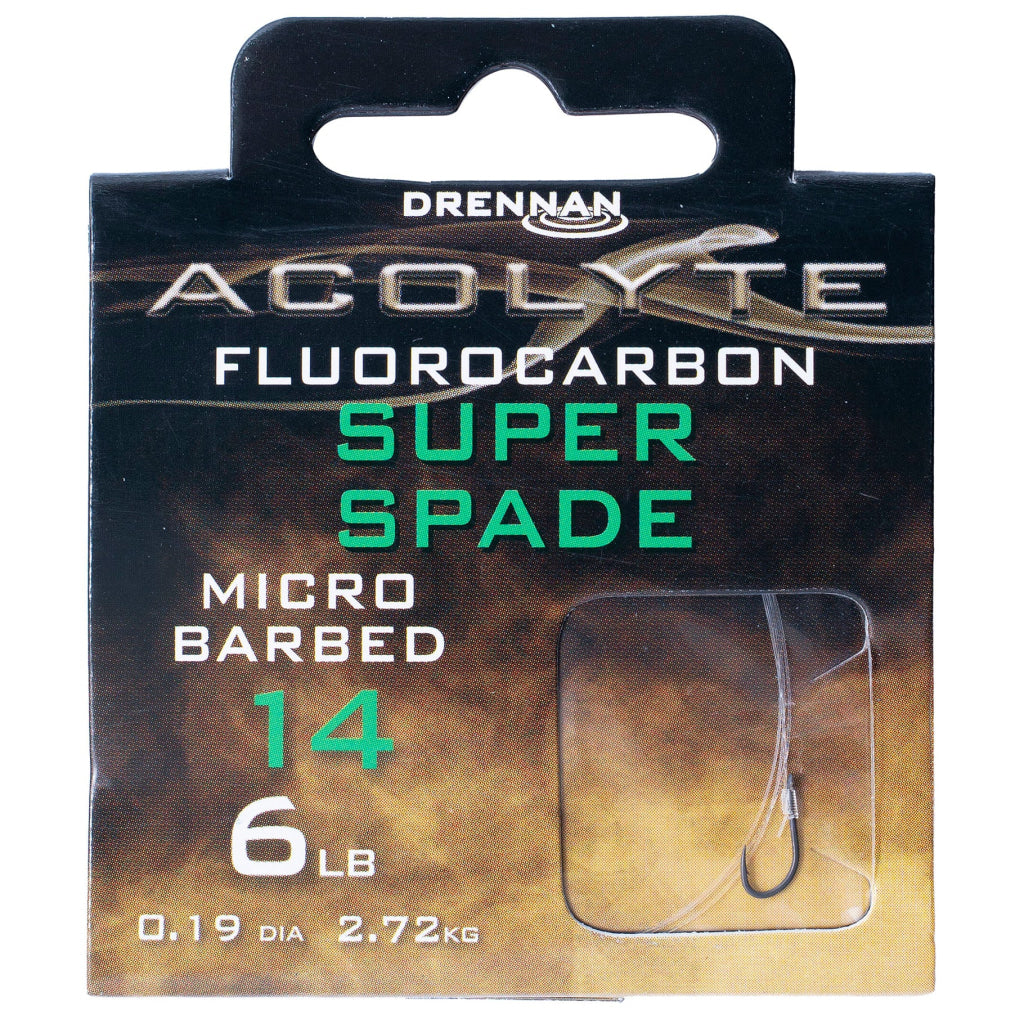 DRENNAN ACOLYTE MAGGOT PLUS - 10 PER PK - BARBLESS FISHING HOOKS SPADE END DRENNAN ACOLYTE MAGGOT PLUS - 10 PER PK - BARBLESS FISHING HOOKS SPADE END