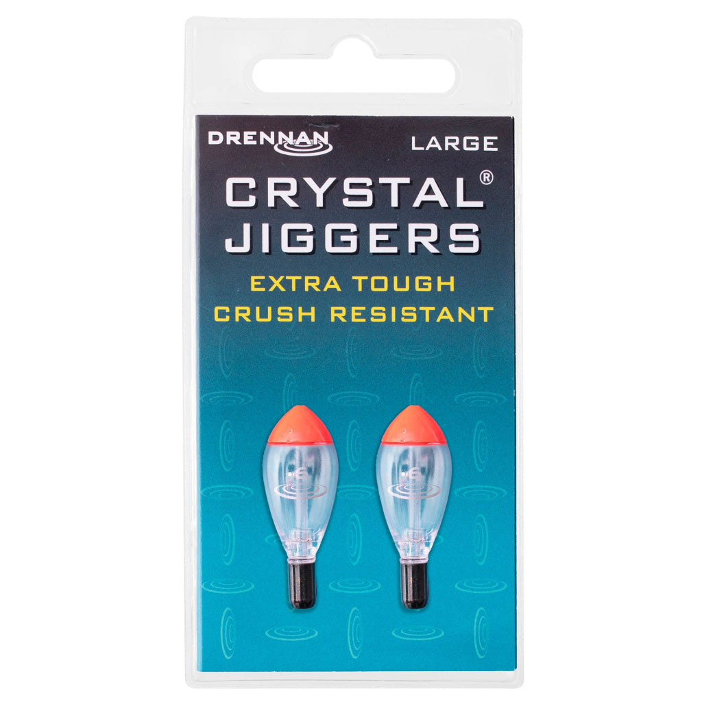 Drennan Crystal Jigger 0.6g Ready Tied Rigs