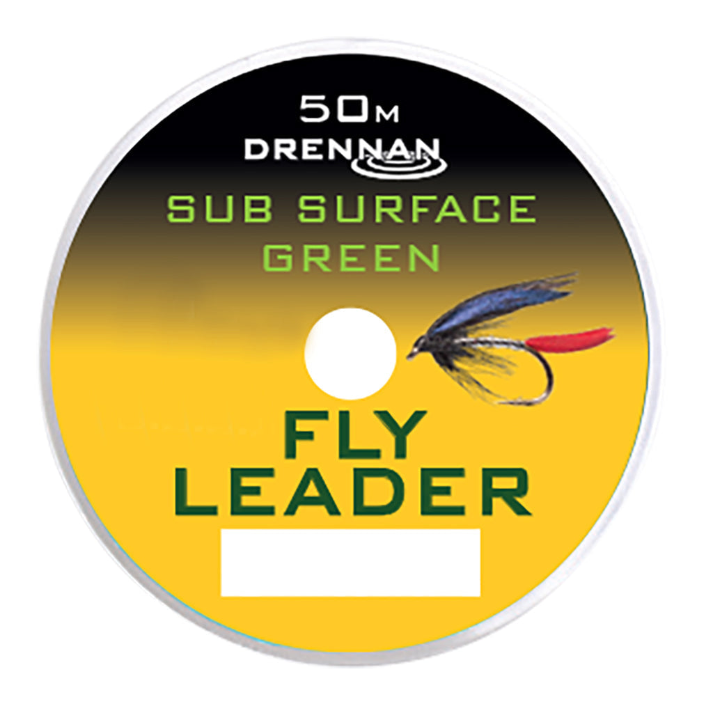 Drennan Sub Surface Green Fly Leader 50m 6lb Line