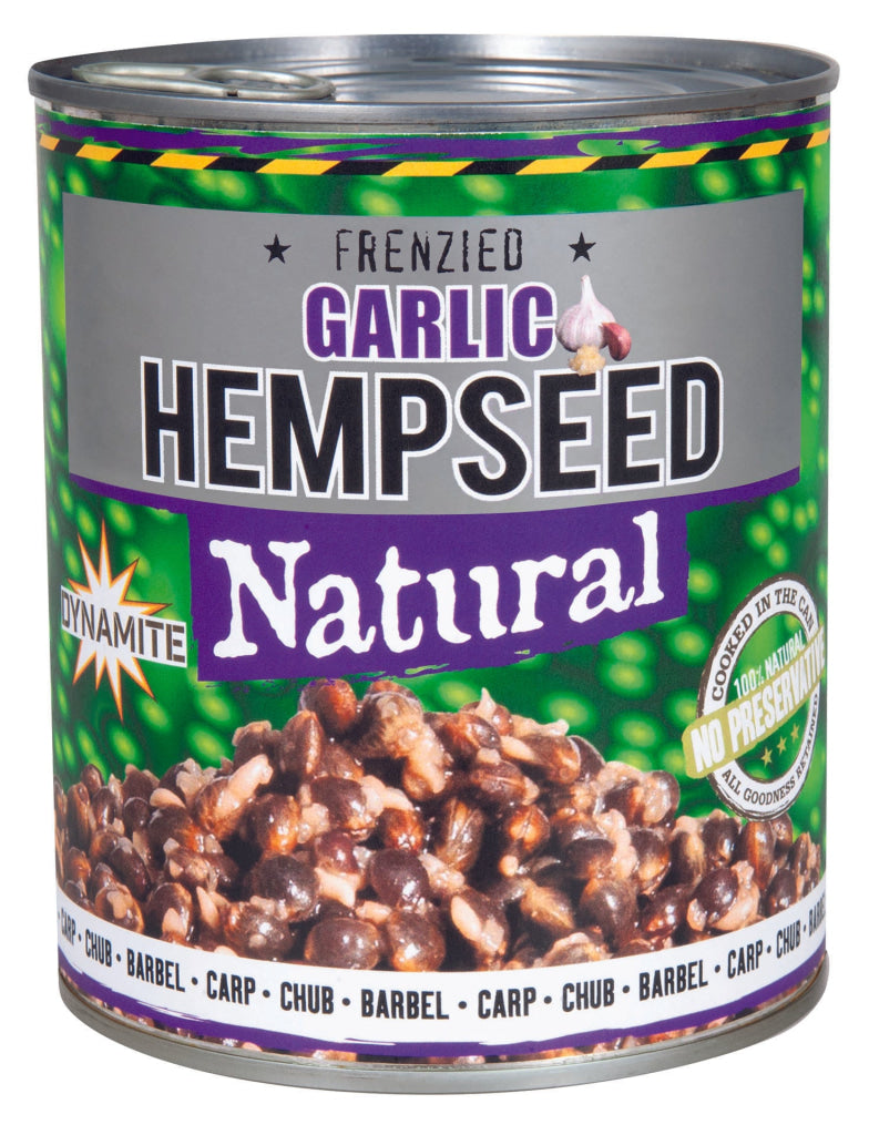 Dynamite Baits - Garlic Frenzied Hempseed Can 700g Particles