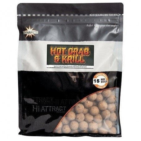 NEW Dynamite Baits Hot Crab & Krill Boilies