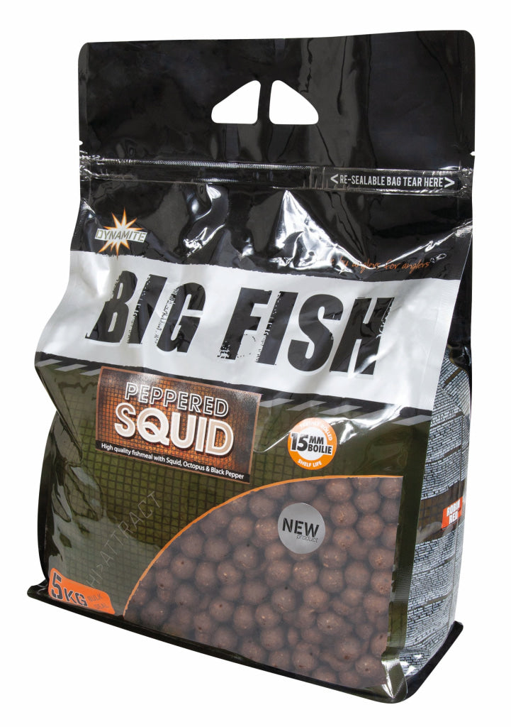 Dynamite Baits Peppered Squid Boilies – Willy Worms