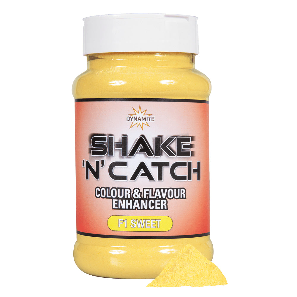 Dynamite Baits - Shake ’n’ Catch Colour and Flavour Enhancer F1 Sweet Yellow Powder