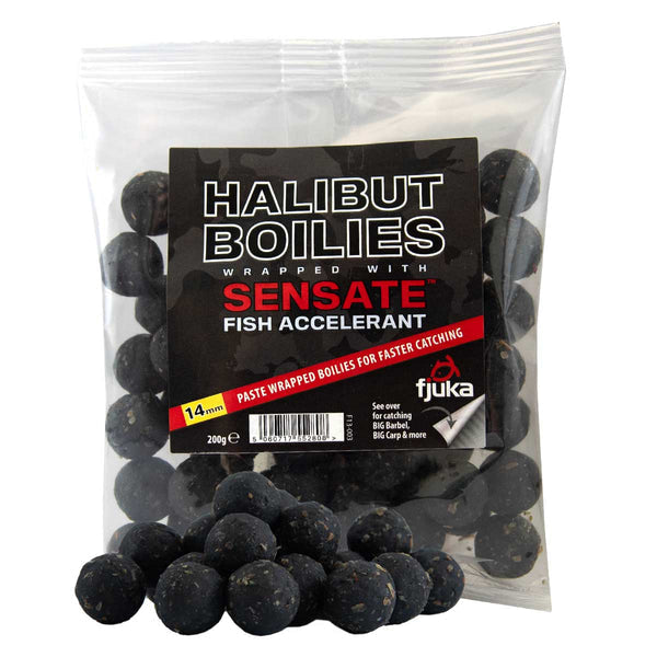 Fjuka Halibut Paste Wrapped Boilies Pellets