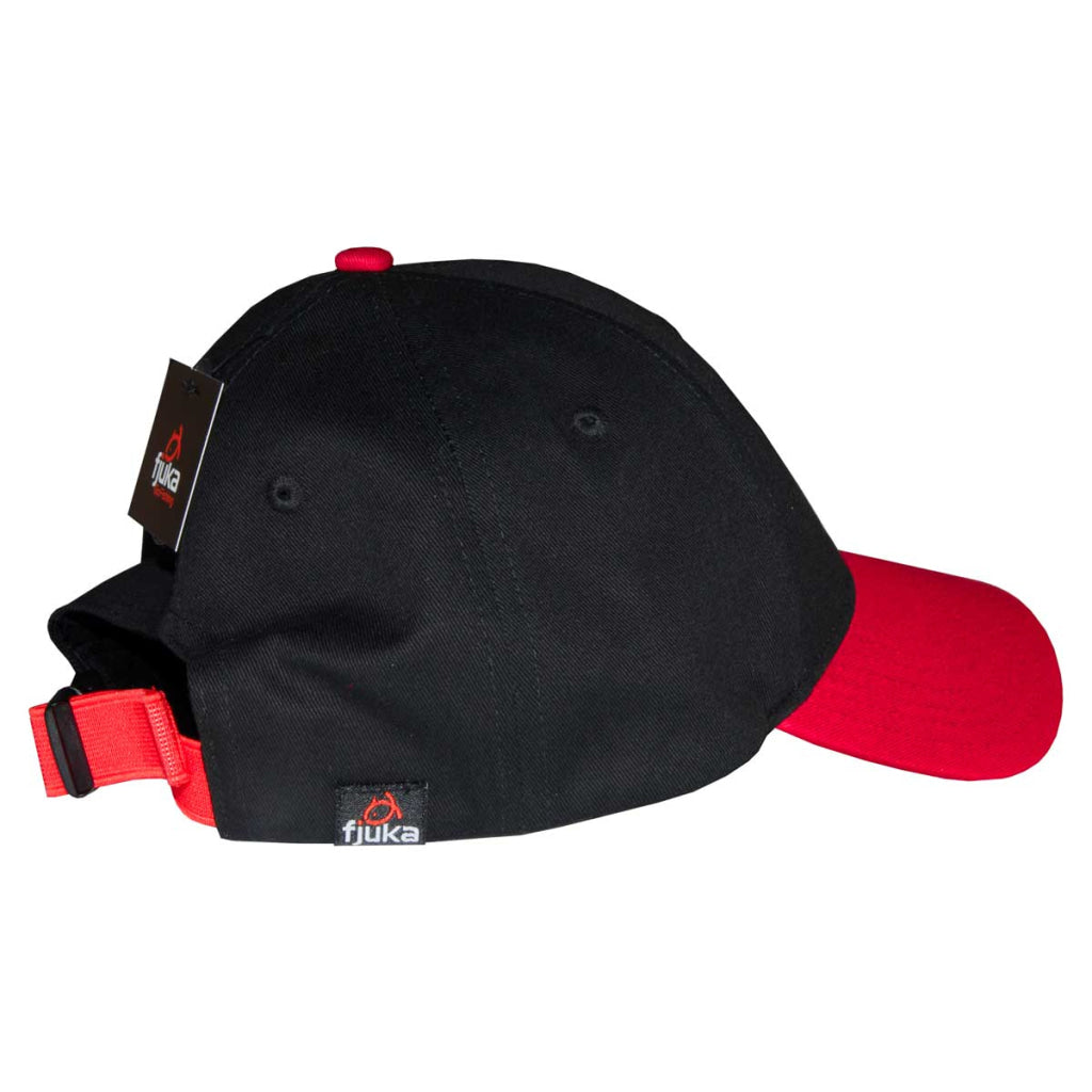 Fjuka Red & Black Cap Clothing