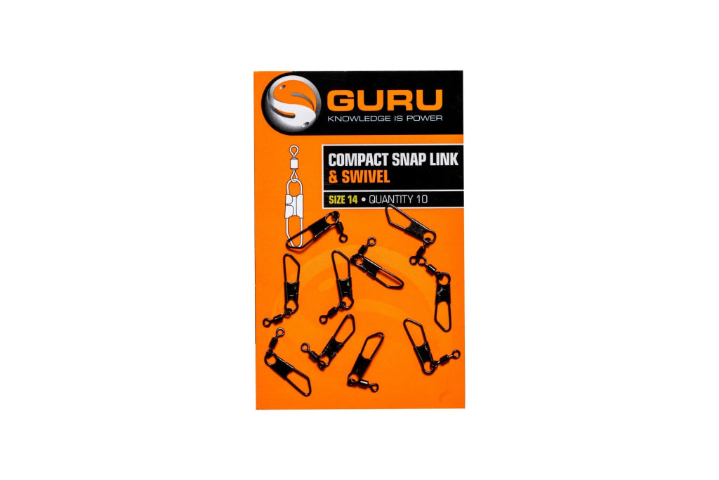 Guru - Compact Size 14 Snap Link and Swivel Swivels & Clips