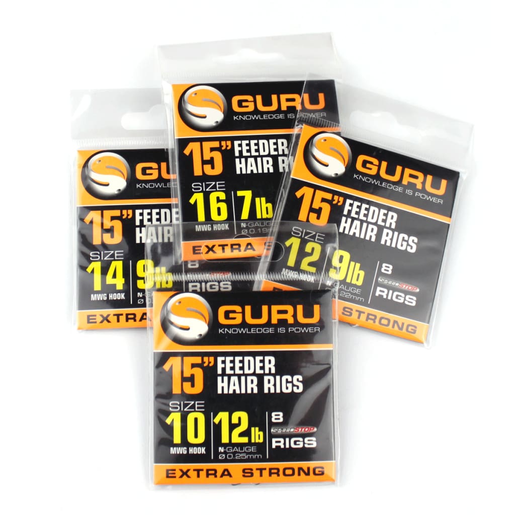 Guru Method Hair Rigs with Speed Stops Hooks