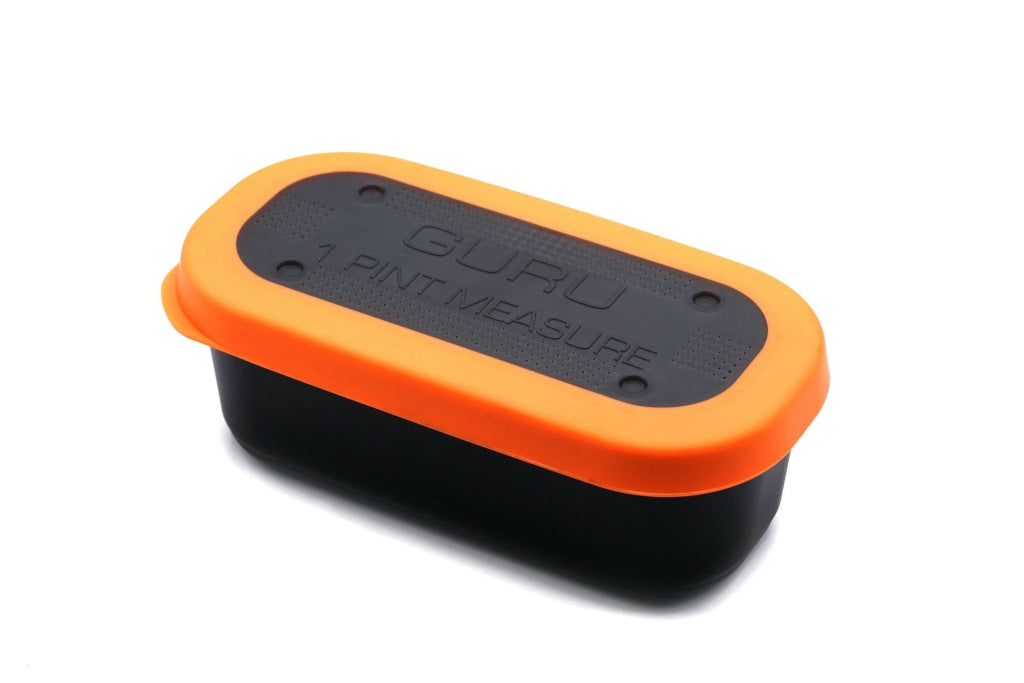 Guru Original Orange and Black Bait Boxes Original Orange & Black 1 Pint Bait Accessories