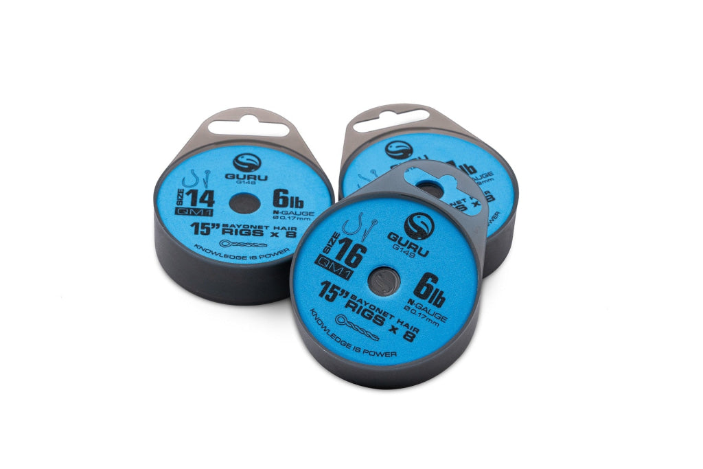 Guru QM1 Bayonet Rigs 15’’ Ready Tied Rig