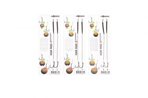 Korda - BASIX Ready Tied Hair Rigs Hooks