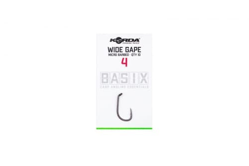 Korda - BASIX Wide Gape Hooks 4 Hooks