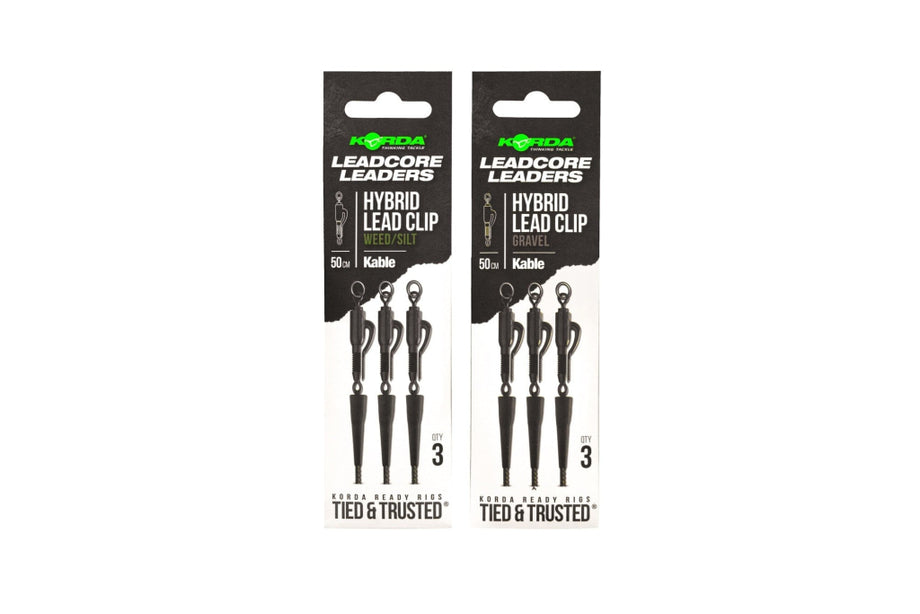 Korda Kable Leadcore Leader Hybrid Lead Clip 50cm Korda Kable Leadcore Leader Hybrid Lead Clip 50cm