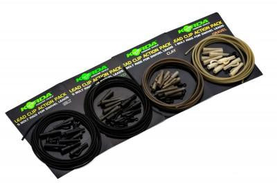 Korda - Lead Clip Action Packs Tubing & Leaders
