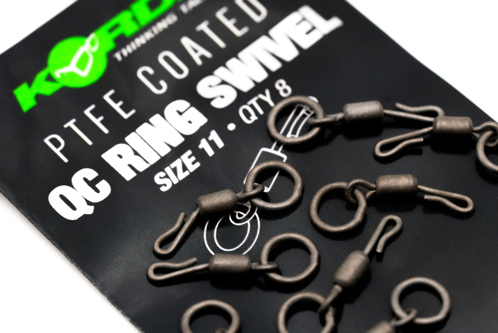 Korda PTFE QC Ring Swivel Swivels & Clips