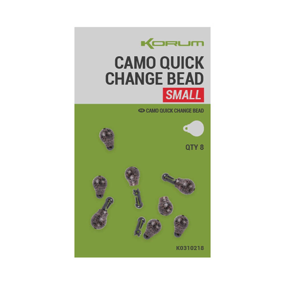 Korum Camo Quick Change Beads Swivels & Clips