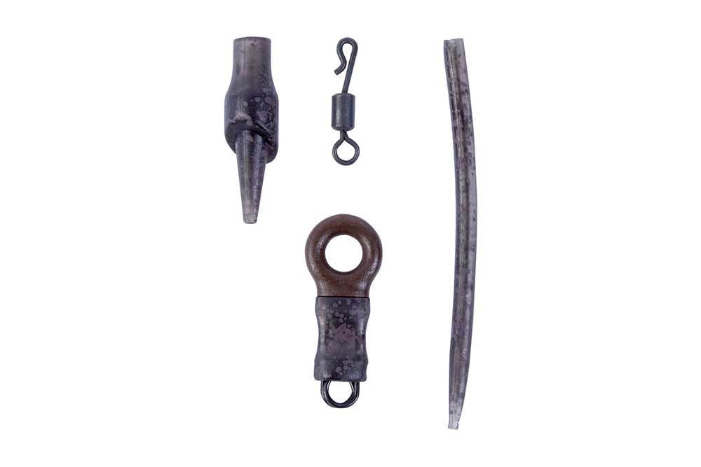 Korum Camo Running Rig Kit X-Large Swivels & Clips