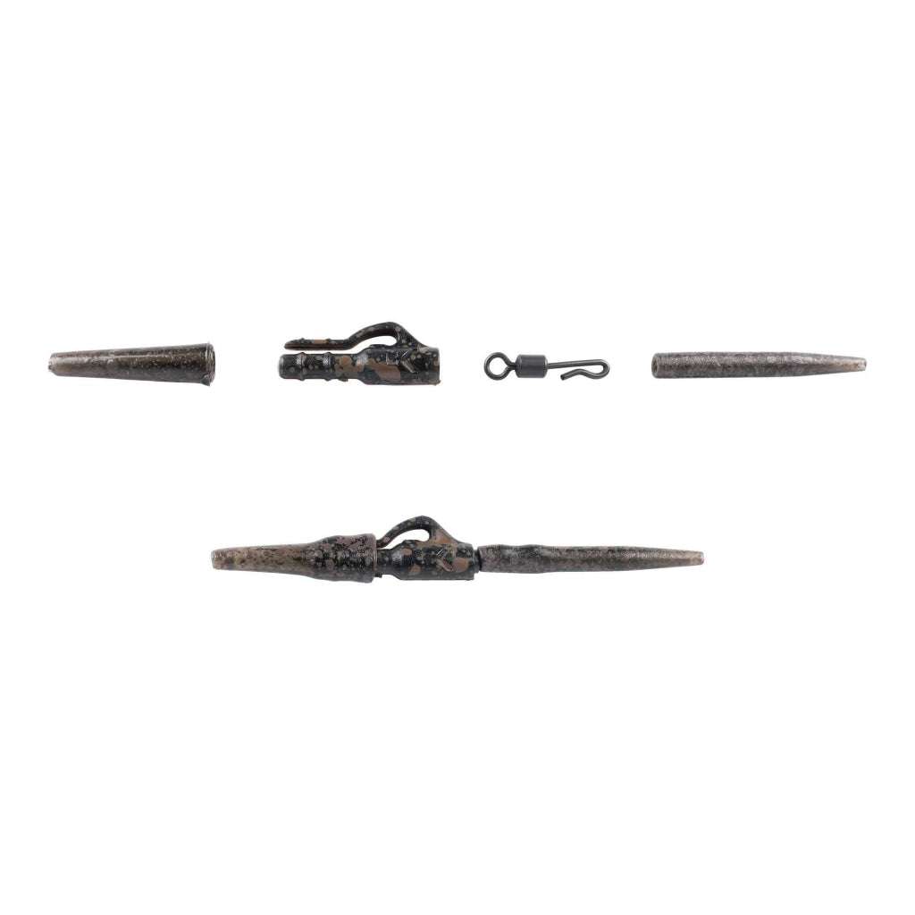 Korum Camo Safety Clip Kit - QC Swivels & Clips