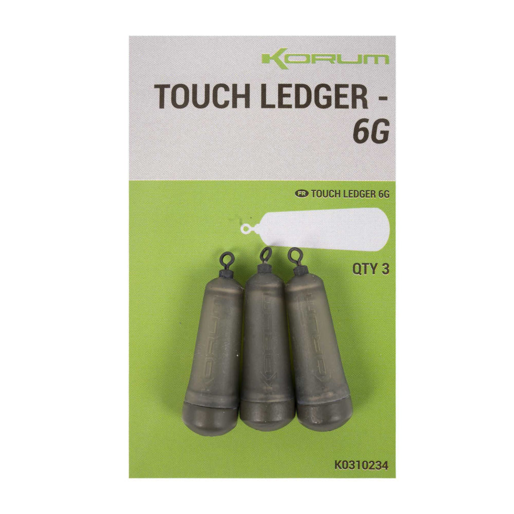 Korum Touch Ledger 6g Swivels & Clips